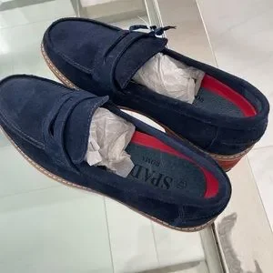 Spada | Shoes | Elegant Casual Passepartout Navy Suede  display picture 3